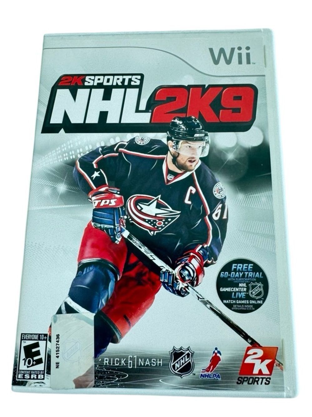 Wii Nintendo NHL 2K9 Hockey Game Disc